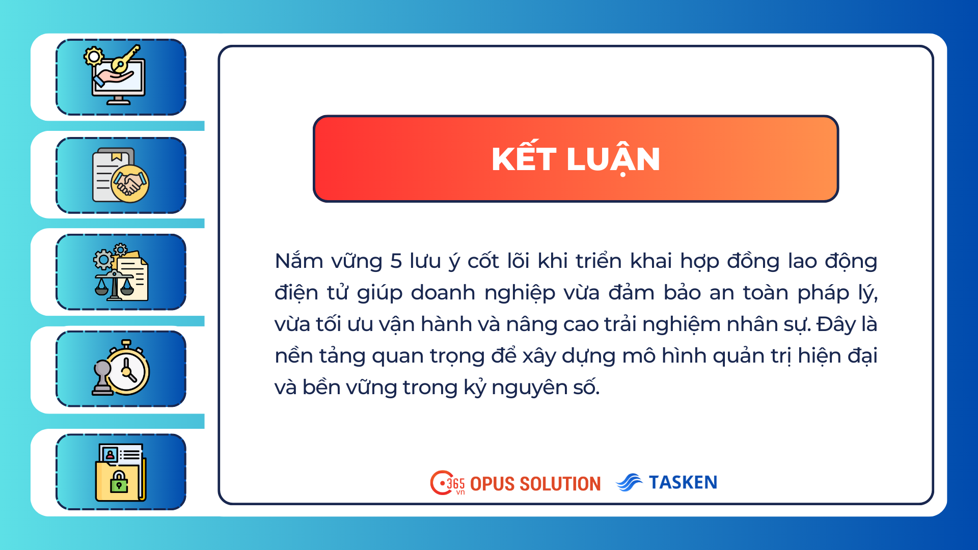 Lợi ích cốt lõi khi triển khai hợp đồng lao động điện tử chuẩn pháp lý.