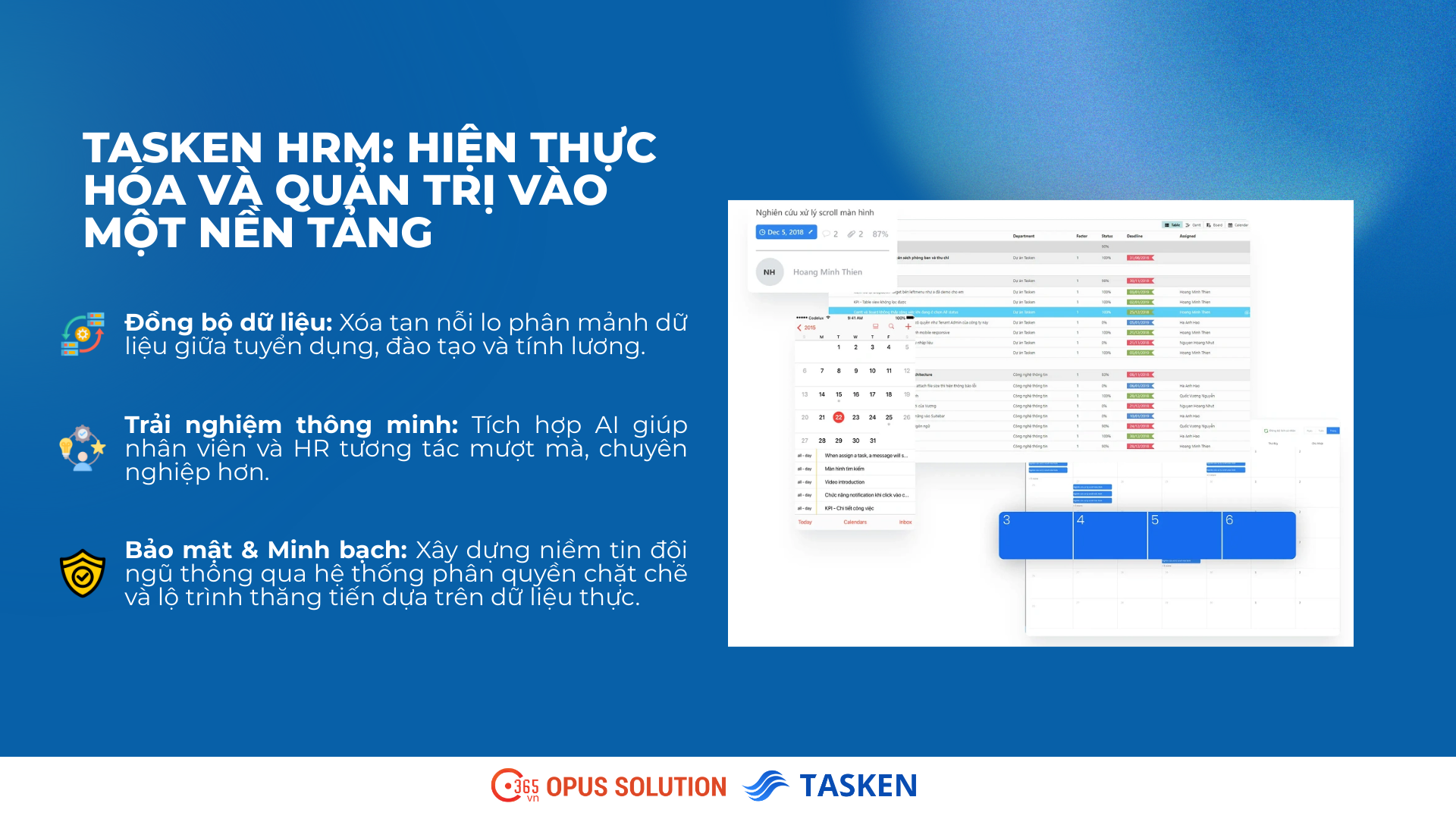 Giải pháp Tasken HRM giúp tối ưu chi phí đầu tư và xây dựng đội ngũ tinh nhuệ.