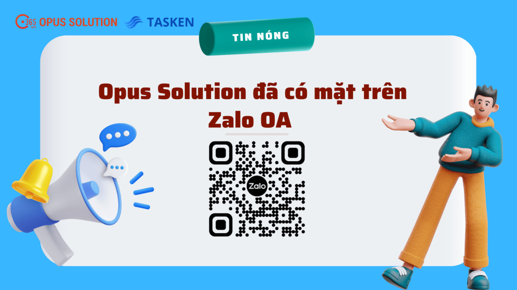 Opus Solution chính thức ra mắt kênh Zalo OA