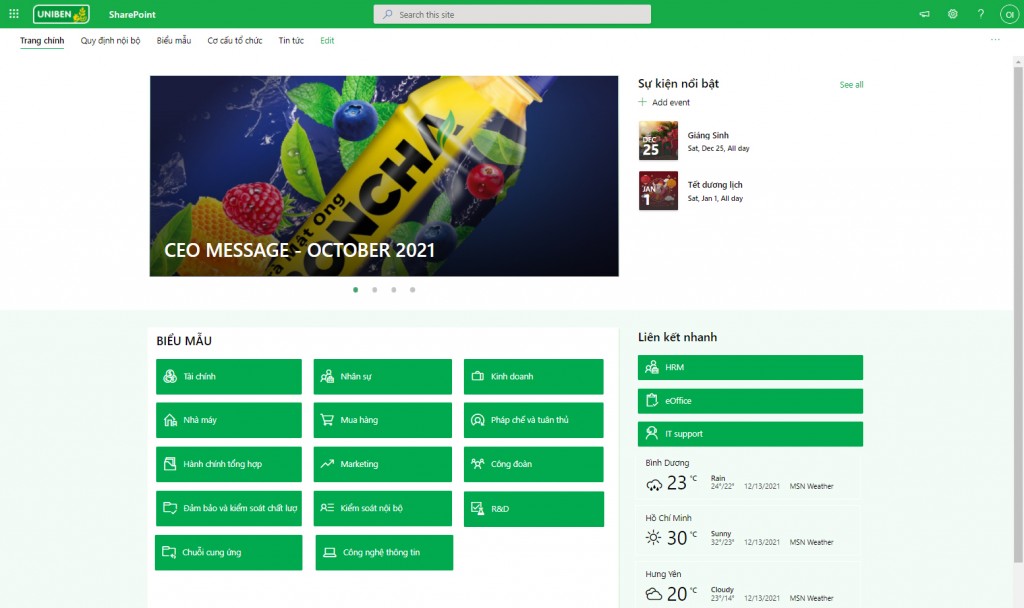 Uniben Document management system