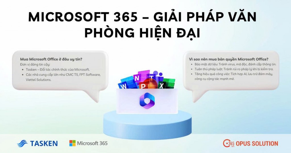 Microsoft Office Chính Hãng 2025 – Giá Office 365 & Cách Mua Bản Quyền Uy Tín